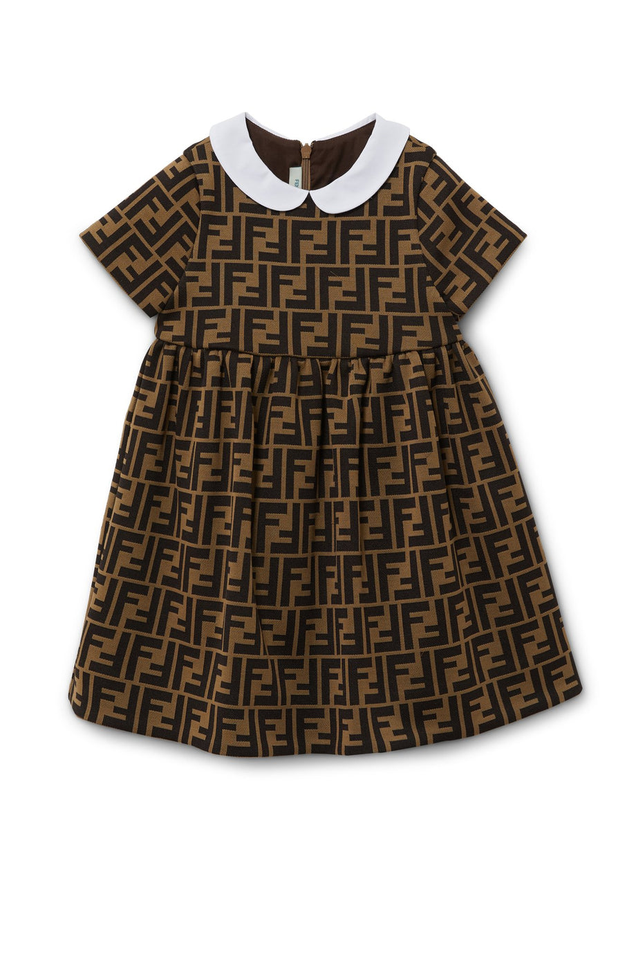 Fendi Logolu Kloş Elbise
