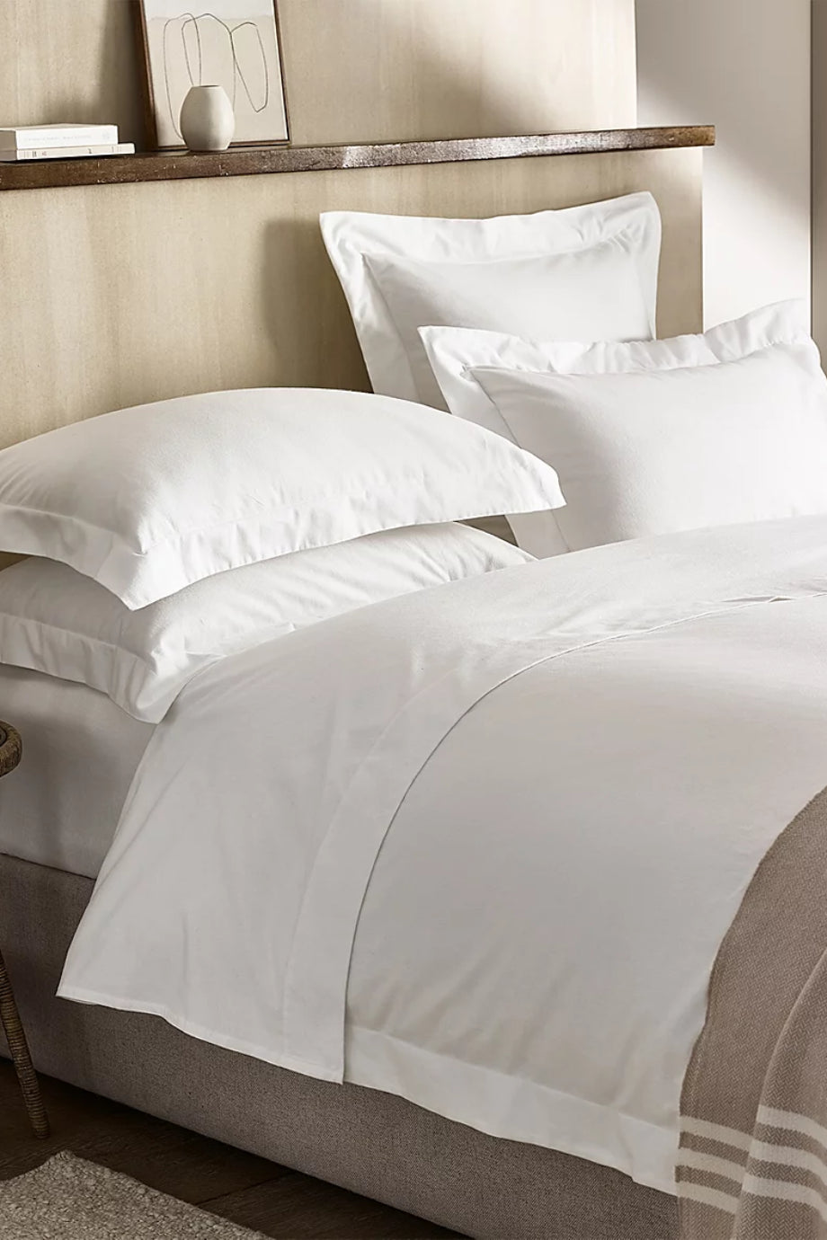 Velvet Touch Pamuklu Oxford Tekli Yastık Kılıfı