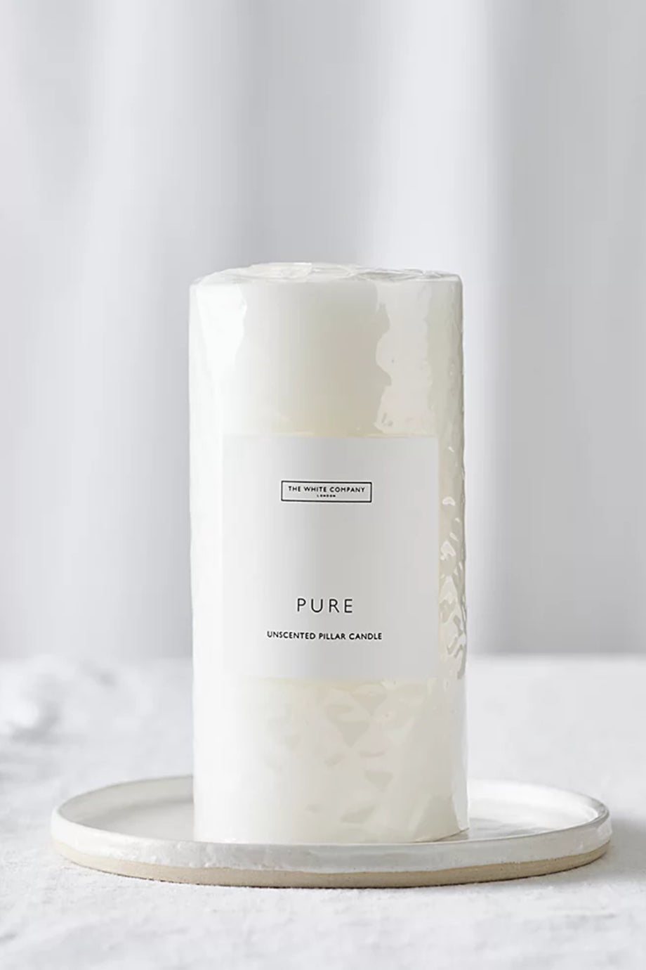 Kokusuz Orta Boy Silindir Mum 590 g