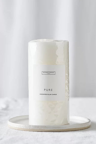 Kokusuz Orta Boy Silindir Mum 590 g