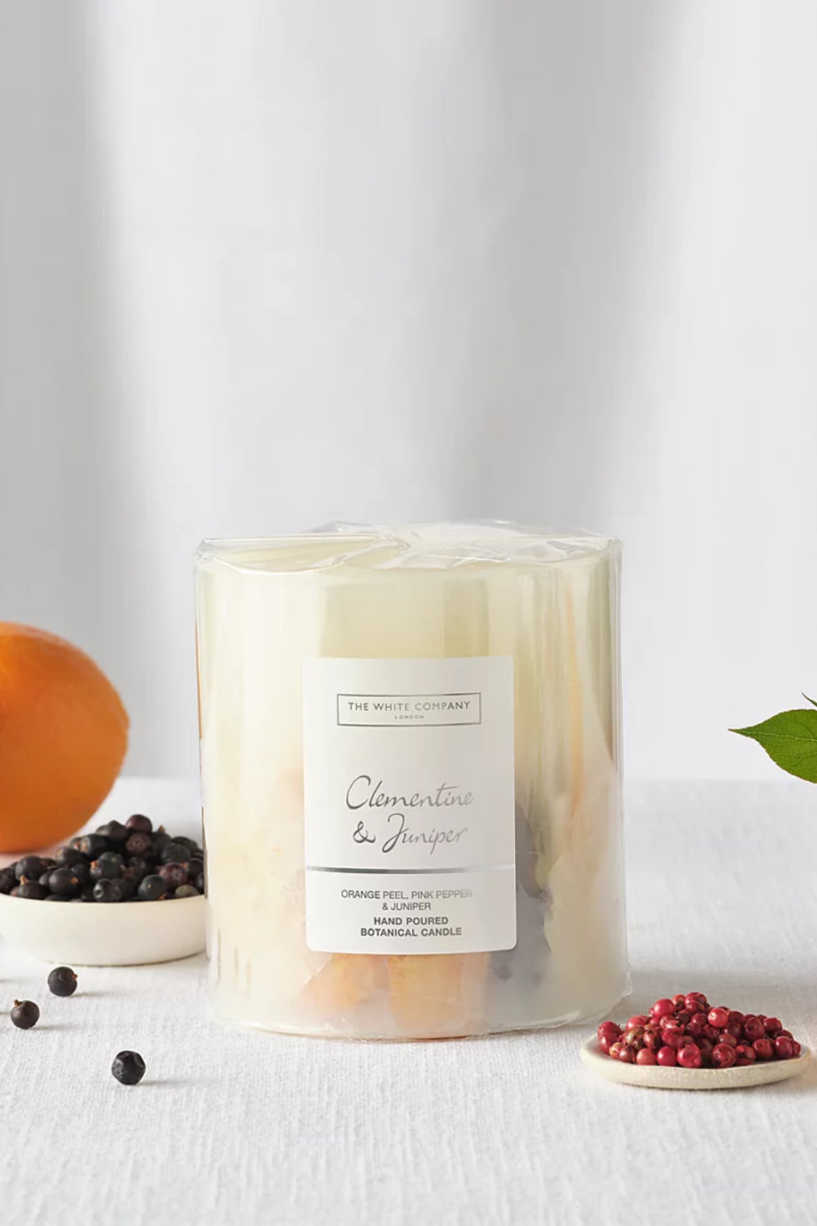 Clementine & Juniper Botanical Orta Boy Dekoratif Kokulu Mum 725 g