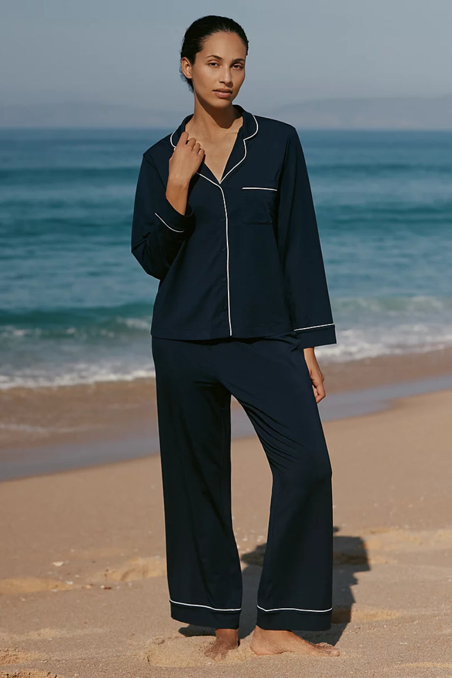 Modal Pamuklu Classic Jersey Kadın Pijama Takımı