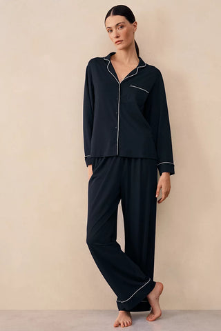 Modal Pamuklu Classic Jersey Kadın Pijama Takımı