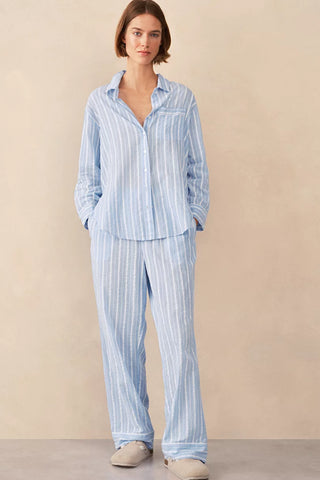 Organik Çift Kat Pamuklu Boho Kadın Pijama Takımı