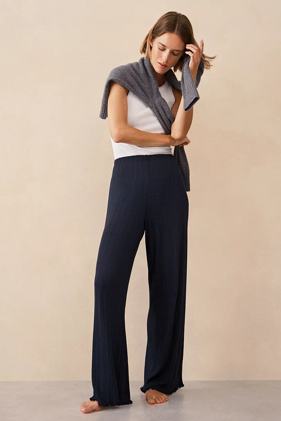 Kadın Pointelle Pijama Altı