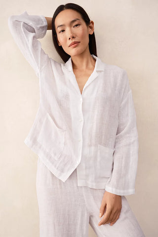 Avrupa Keteni Kadın Keten Pijama Takımı
