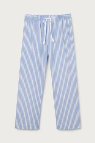 Organik Pamuk Çizgili Poplin Erkek Pijama Altı