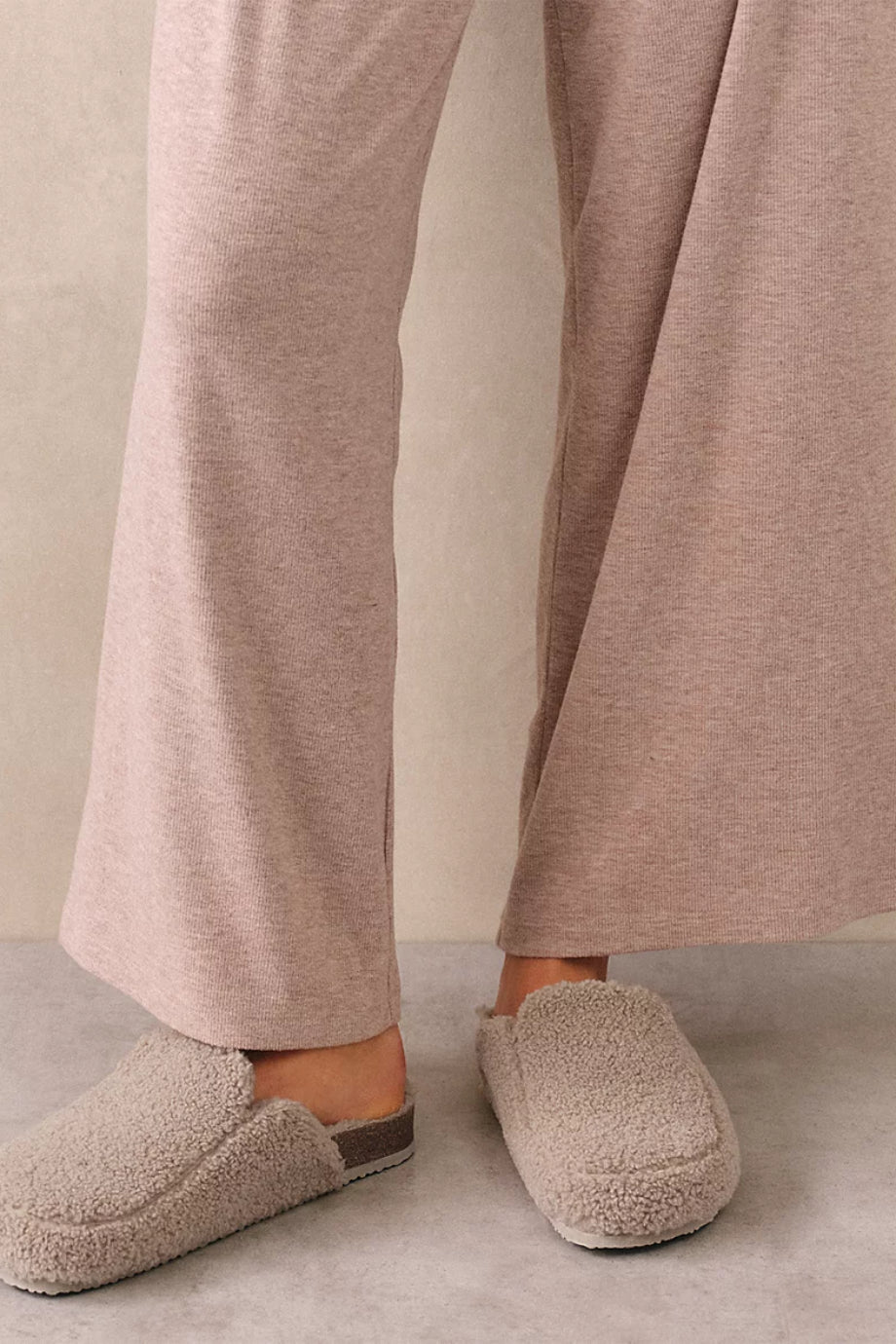 Mantar Tabanlı Loafer Ev Terliği Kadın