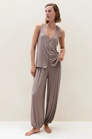 Fitilli Şalvar Kesim Kadın Pijama Takımı