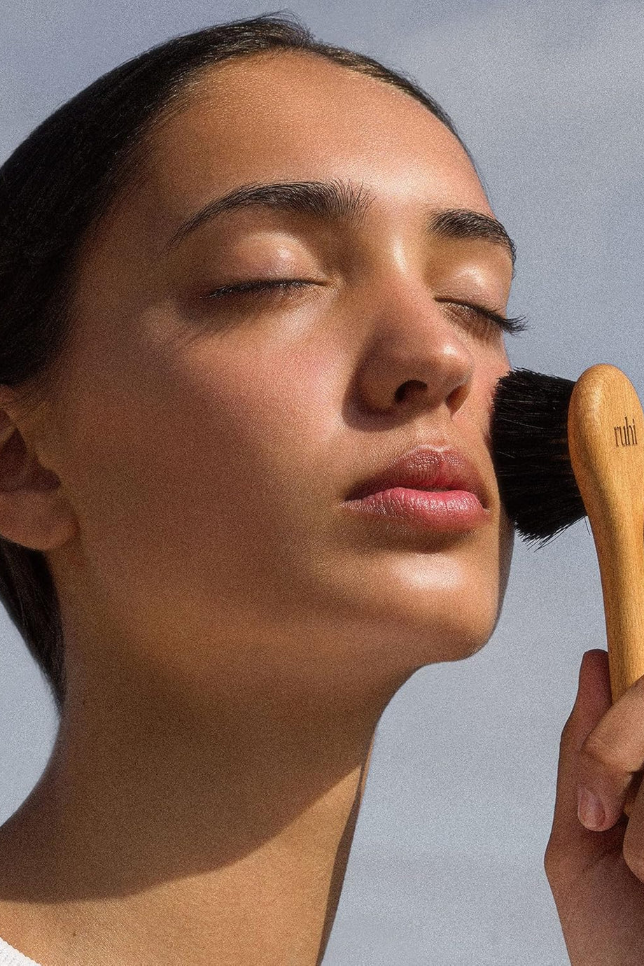 Manastır Yüz Fırçası, İyonik Kuru Fırça, Bakır & Doğal At Kılı, Almanya Üretimi