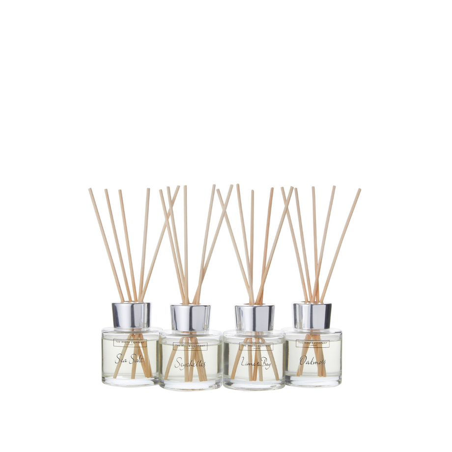 Koleksiyon Mini Difüzör Seti, Seyşeller, Lime & Bay, Deniz Tuzu ve Meşe Yosunu