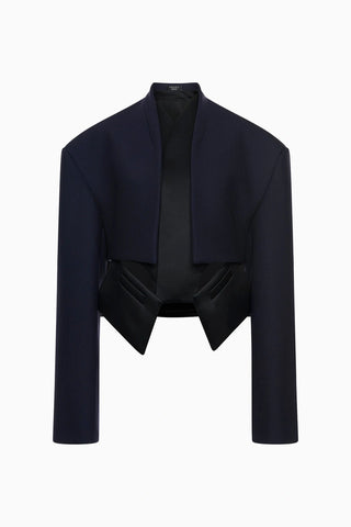 Kadın Ek Parçalı Kısa Ceket