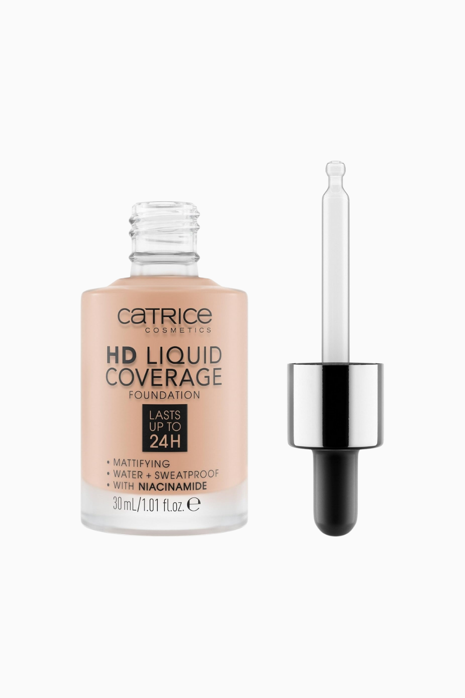 HD Sıvı Kapatıcı Fondöten,Mat,Vegan,Su Geçirmez,Hassas Ciltler