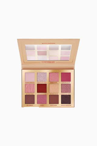 Wonder Woman Far Paleti 020, Amazon Savaşçısı, 12 Renk, Parıltılı, Yoğun, Vegan