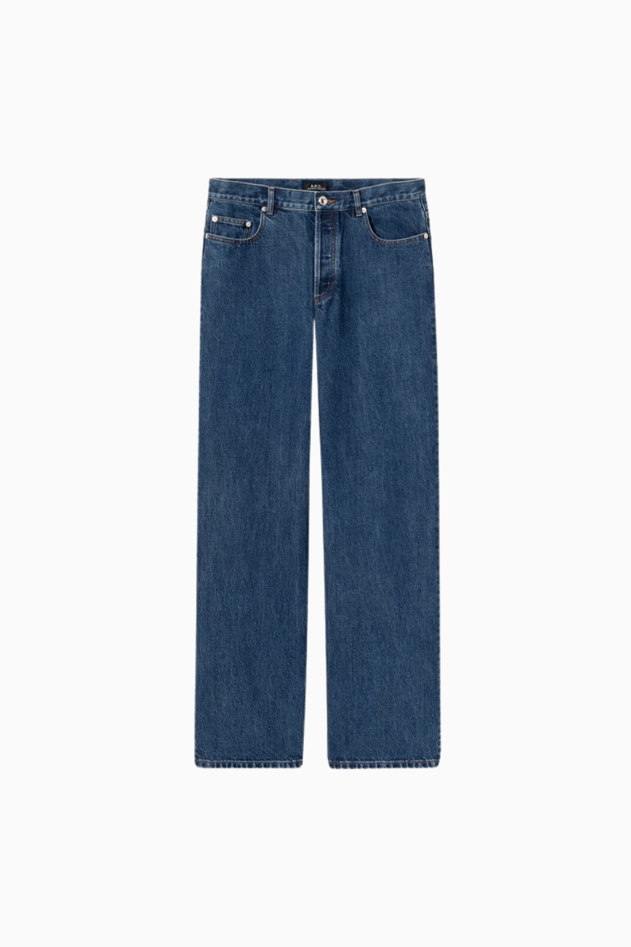 Aaron Yüksek Bel Geniş Paça Lüks Japon Denim Pantolon