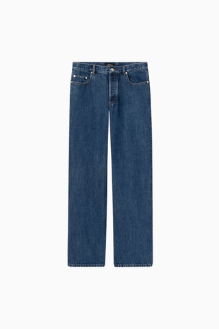 Aaron Yüksek Bel Geniş Paça Lüks Japon Denim Pantolon