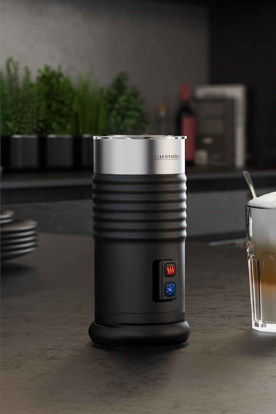 Milkloud Elektrikli Süt Köpürtücü Strix Kontrol Ünitesi, Sıcak & Soğuk Köpük, 435W, Paslanmaz Çelik, Otomatik Kapanma ve Taşma Koruma Özellikli