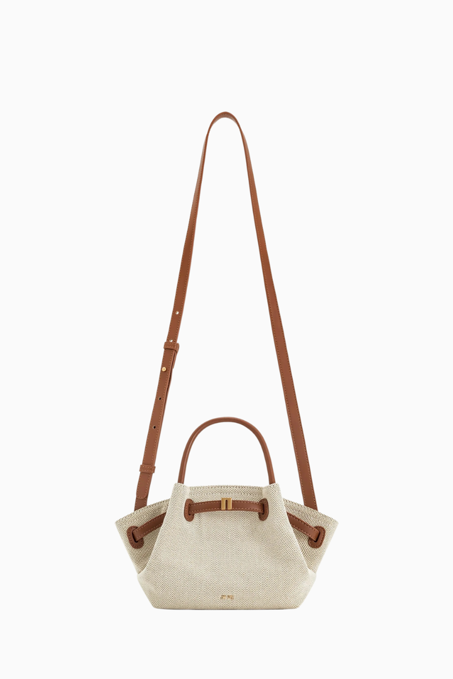 Hana Mini Tote Kahverengi Kanvas Çanta