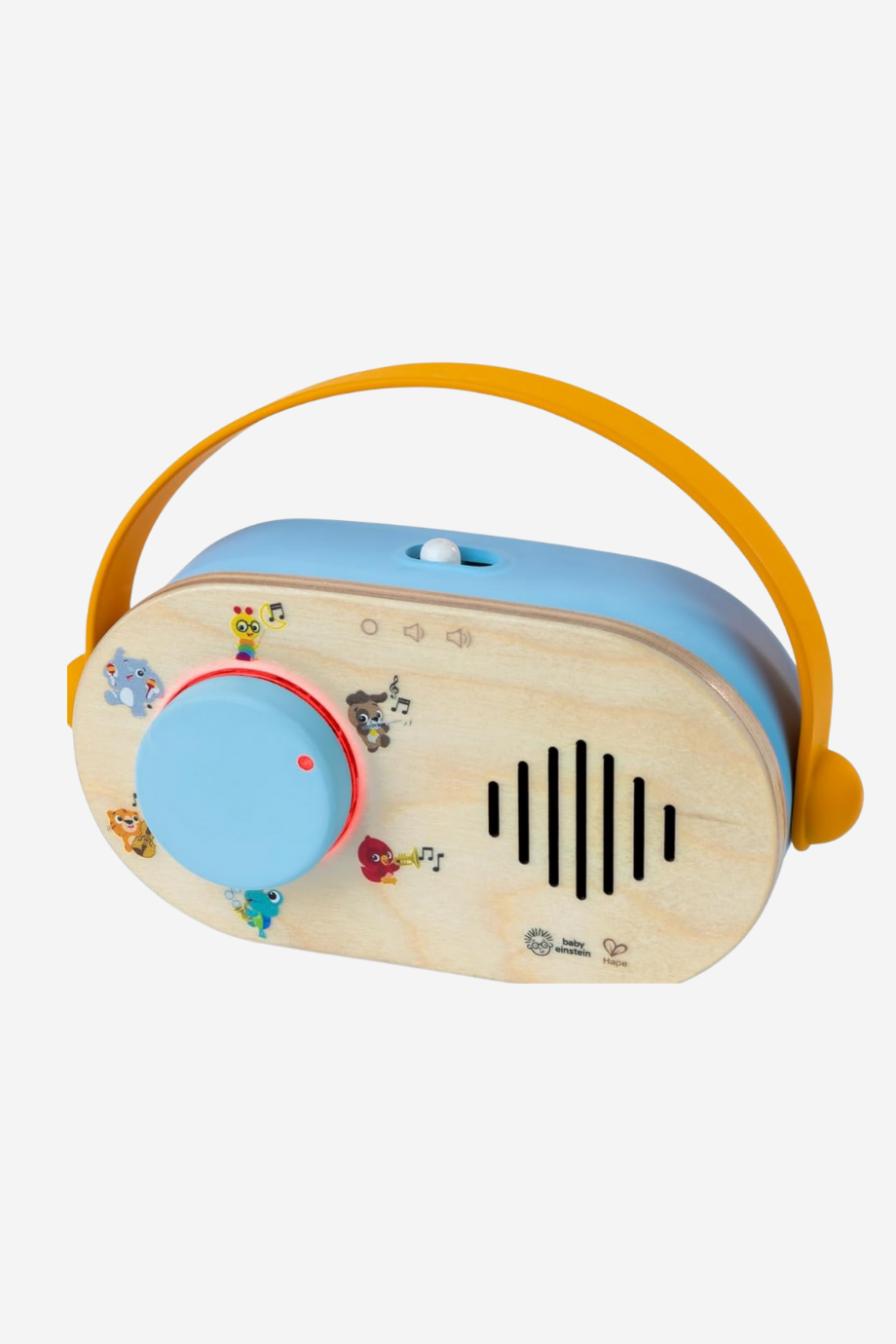 Discovery Radyo Oyuncak Işıklı, Müzikli, Ahşap Montessori Radyo 6 Ay+