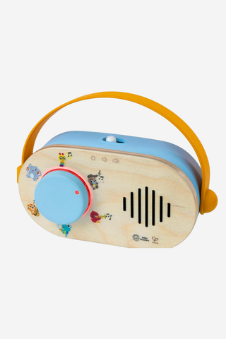 Discovery Radyo Oyuncak Işıklı, Müzikli, Ahşap Montessori Radyo 6 Ay+