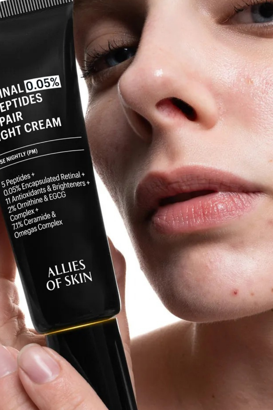 %0,05 Retinal ve Peptit Onarıcı Gece Kremi 30ml