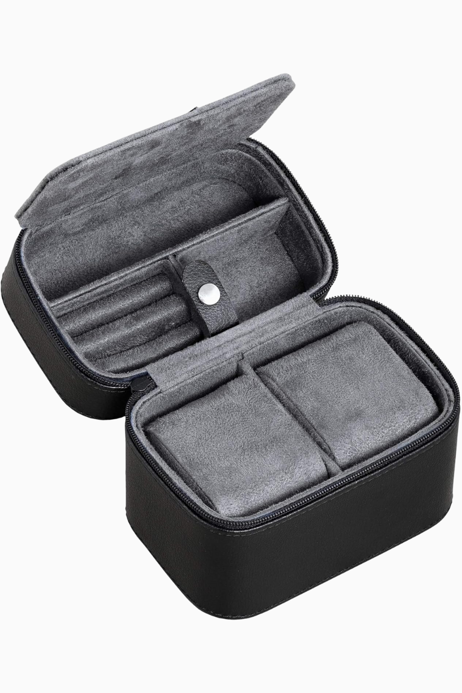 2 Saatlik Taşınabilir Seyahat Kutusu, Fermuarlı, Sert Kılıf, 50 mm Uyumlu