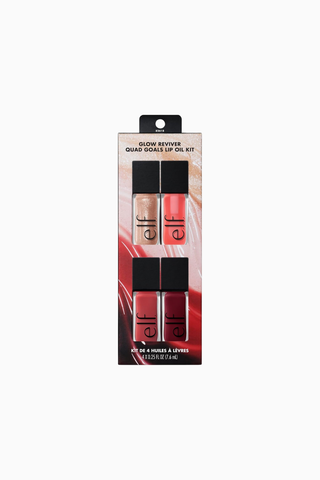 Glow Reviver Quad Goals Dudak Yağı Seti,4 Renk, Parlak ve Nemlendirici Formül