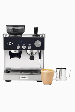 Barista Signature Espresso Makinesi, Entegre Öğütücü & Süt Köpürtücü, 15 Bar Pompa