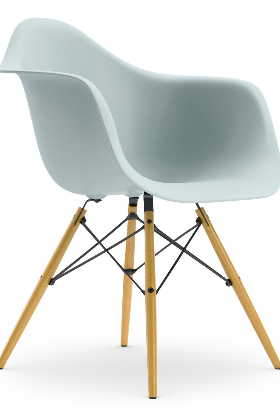 Eames Plastik Koltuk RE DAW, Vitra, Charles & Ray Eames, Geri Dönüştürülmüş Malzeme