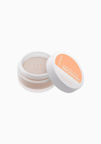 Göz Altı Aydınlatıcı Sabitleyici Pudra,Şeftali Ton, Parlak Bitiş