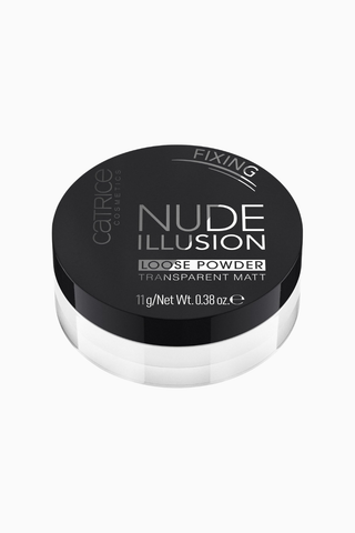 Nude Illusion Pudra, Şeffaf Mat, Gevşek Form, Matlaştırıcı, Uzun Süre Kalıcı