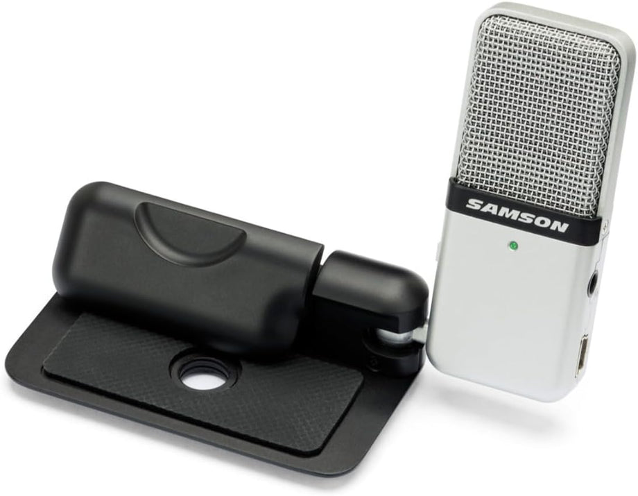 Go USB Mikrofon, Klipsli, F1/4R, Dizüstü Bilgisayar Uyumlu, Şık Gümüş Tasarım