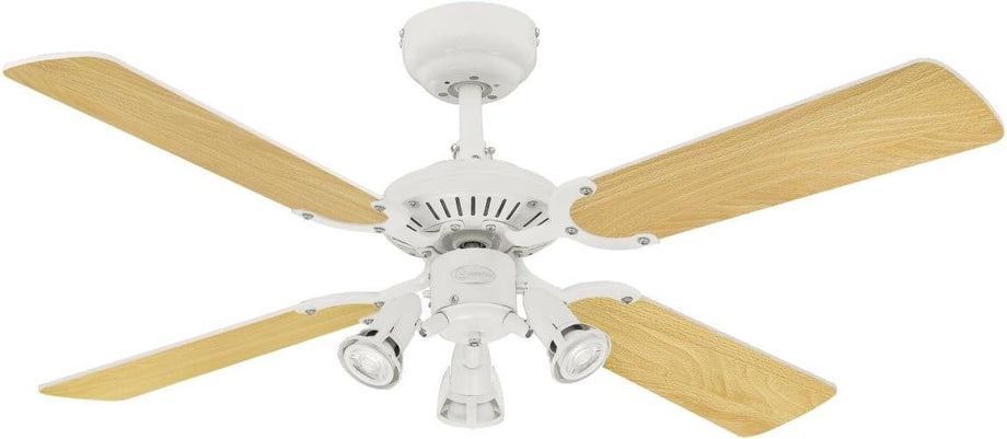Lighting Tavan Vantilatörü Princess Beyaz Ampulsüz 105cm Çap Enerji Sınıfı A++