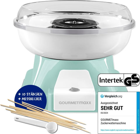 Ev Tipi Pamuk Şeker Makinesi ,Nostaljik Retro Tasarım, Nane Yeşili