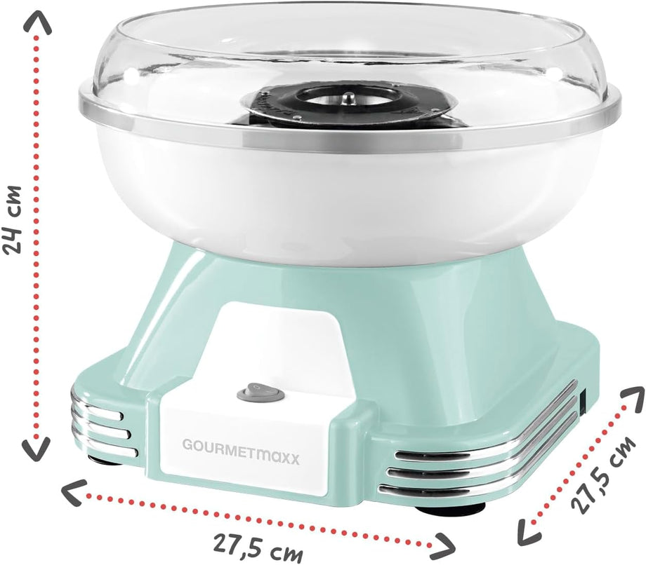 Ev Tipi Pamuk Şeker Makinesi ,Nostaljik Retro Tasarım, Nane Yeşili