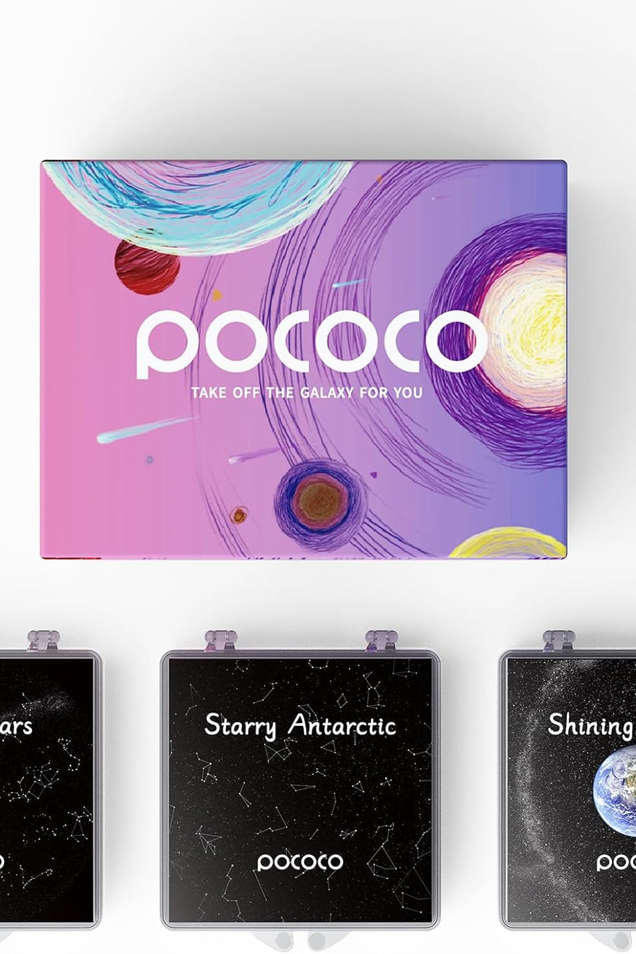 Galaxy Lite Star Projektör Disk Seti, 5K Ultra HD Gerçekçi 3 Yıldız Diski (Projektörsüz)