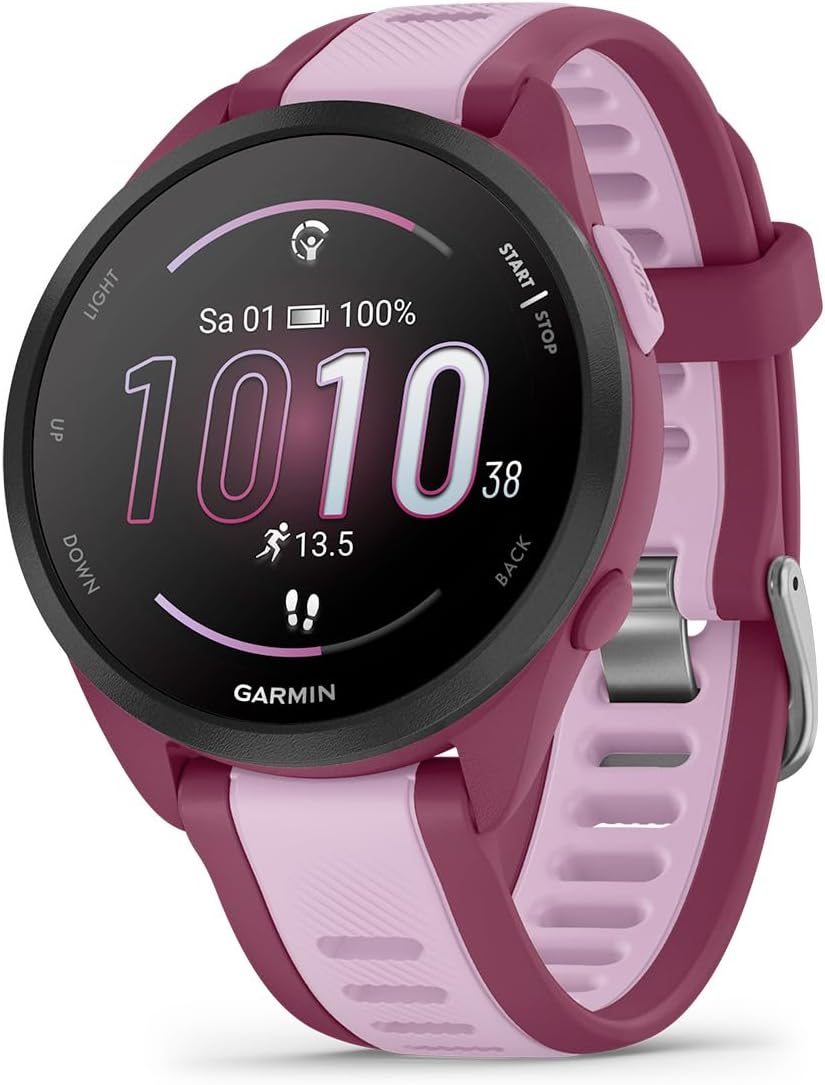 Forerunner 165 Music Hafif GPS Akıllı Saat Koşu İçin 1.2 İnç Amoled Dokunmatik Ekran Saat
