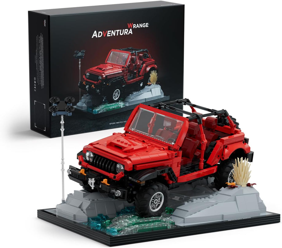 Arazi Aracı Kiti Yetişkinler için, Offroad Sıkıştırma Blokları Seti, Yapı ve Sergi Manzarası