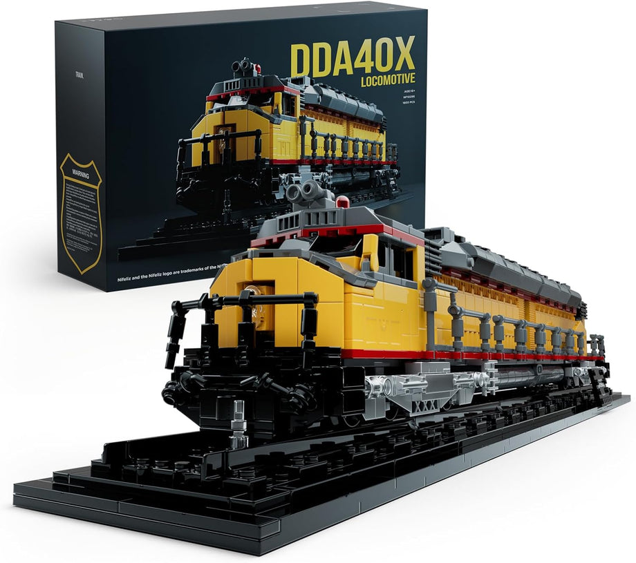 Lokomotif Model Yapı Seti ,Kelepçeli Yapı Blokları ile Raylı Dizel Tren