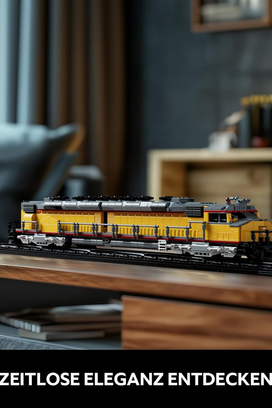 Lokomotif Model Yapı Seti ,Kelepçeli Yapı Blokları ile Raylı Dizel Tren
