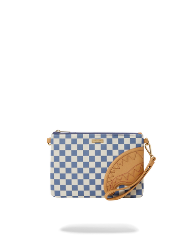 Letter Checkers Clutch Çanta Şık ve Modern Tasarım