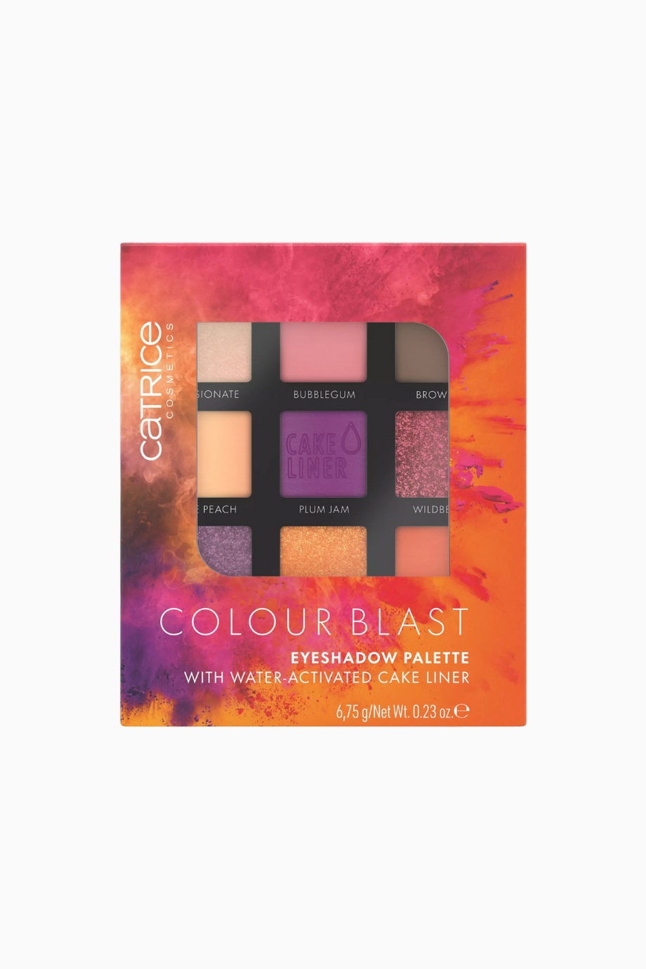 Çok Renkli Vegan Göz Farı Paleti 9 Yüksek Pigmentli Ton