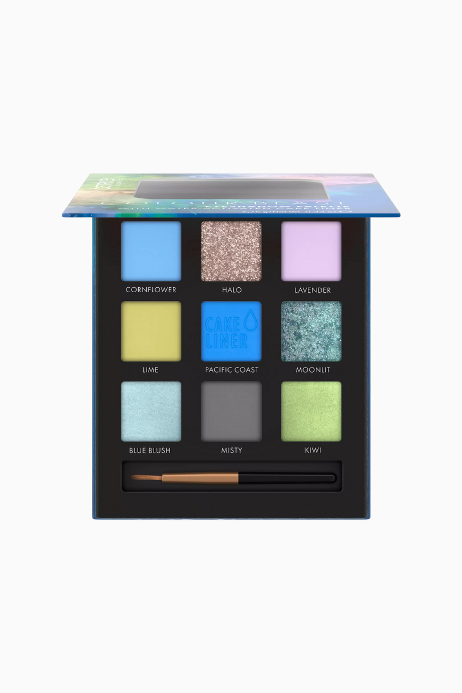 Çok Renkli Vegan Göz Farı Paleti 9 Yüksek Pigmentli Ton