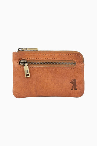 Eli Vintage Hakiki Deri RFID Korumalı Unisex Anahtarlıklı Bozuk Para Cüzdanı