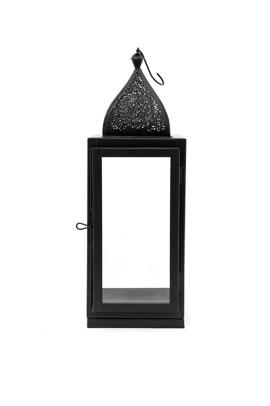 Chloe Siyah Metal Fener 40 cm, Modern Tasarım