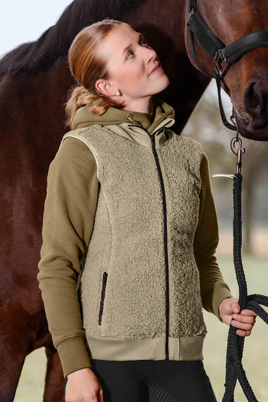 Rotterdam Teddy Fleece Kadın Binicilik Yeleği