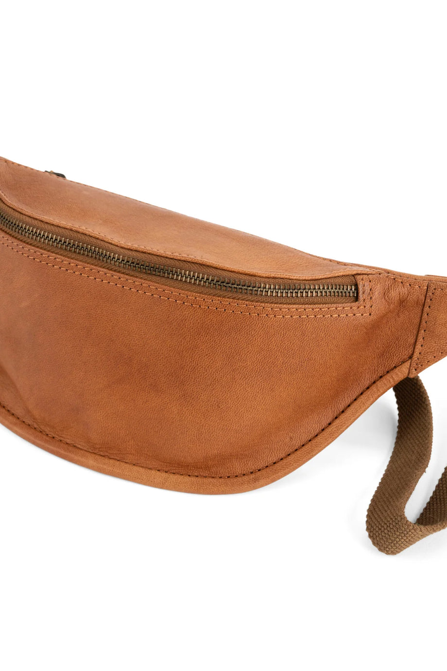 Kai XL Vintage Deri Bel Çantası, Unisex Fanny Pack, Suya Dayanıklı, Kahverengi