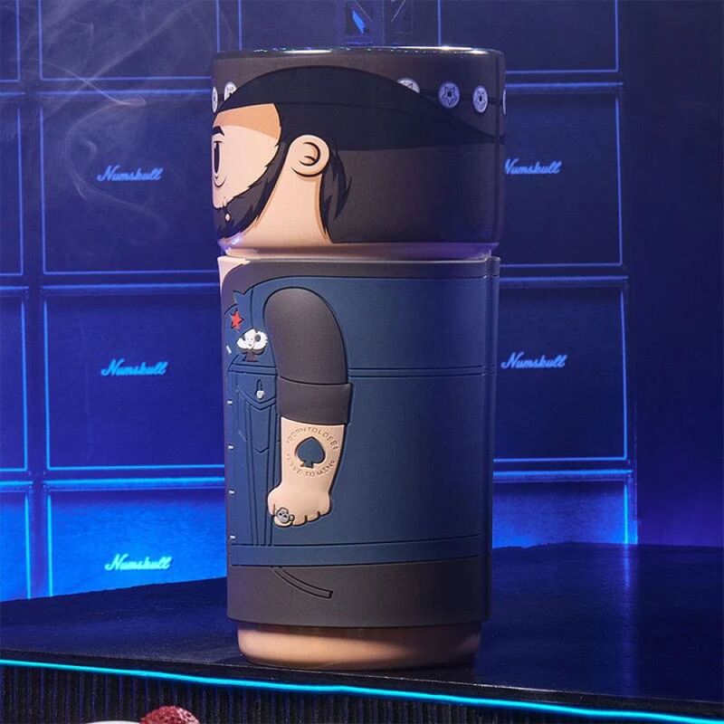 Motorhead Lemmy Cosplay Seramik Bardak 400ml - Resmi Lisanslı Hediye, Silikon Kulp