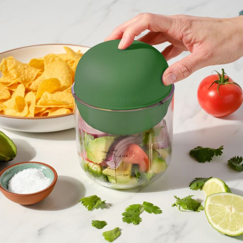 Choppi Yiyecek Doğrayıcı, Canyon Sunset, Şarjlı ve Kablosuz Yeşil