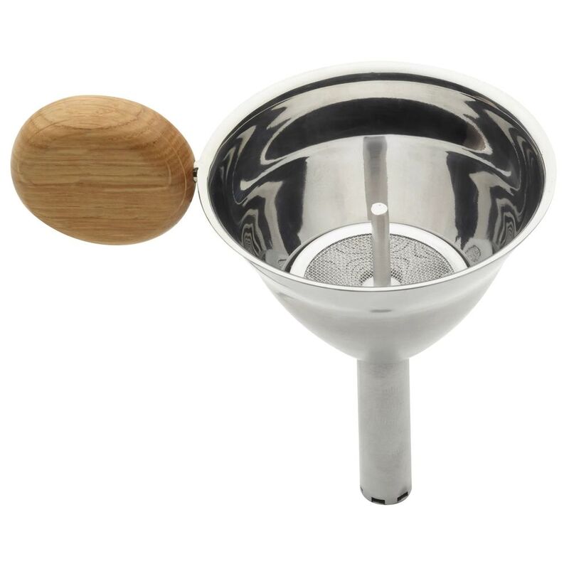 Chateau Du Gout Kristal ve Meşe Dekanter Seti